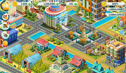 Town city: Village building sim paradise game 4 U - Android game screenshots.