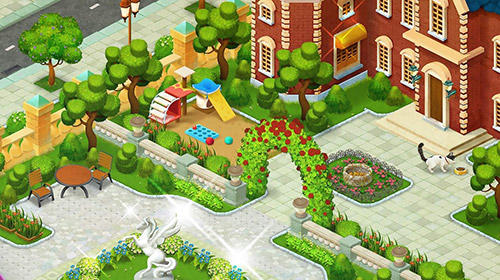 Town story: Match 3 puzzle - Android game screenshots.