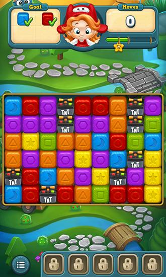 Gameplay of the Toy blast! for Android phone or tablet.