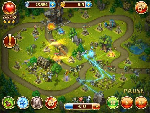 Gameplay of the Toy defense 3: Fantasy for Android phone or tablet.