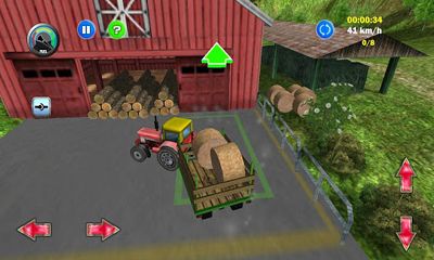 Gameplay of the Tractor more farm driving for Android phone or tablet.