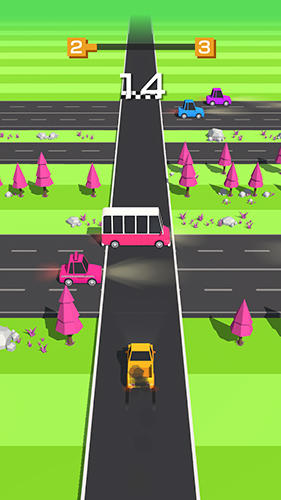 Traffic run! - Android game screenshots.