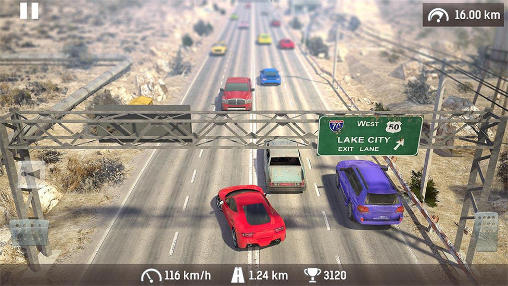 Gameplay of the Traffic: Need for risk and crash. Illegal road racing for Android phone or tablet.