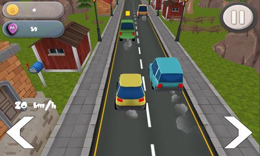 Gameplay of the Traffic super racer for Android phone or tablet.