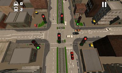 Gameplay of the TrafficVille 3D for Android phone or tablet.