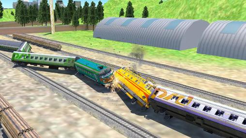 Gameplay of the Train driver 2016 for Android phone or tablet.