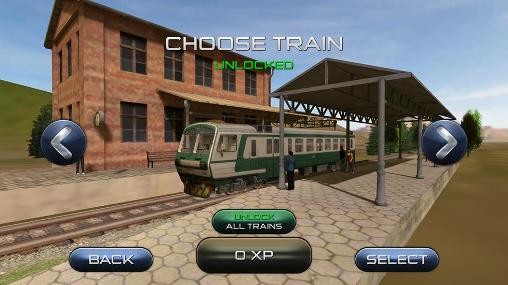 Gameplay of the Train sim 15 for Android phone or tablet.