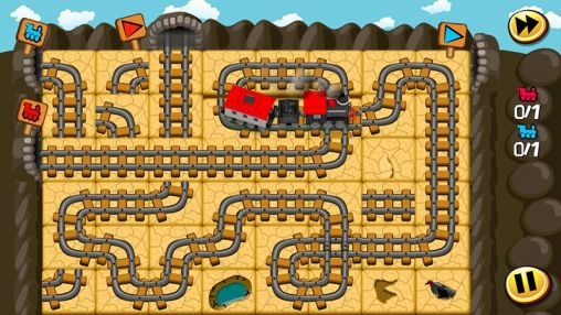 Gameplay of the Train-tiles express for Android phone or tablet.