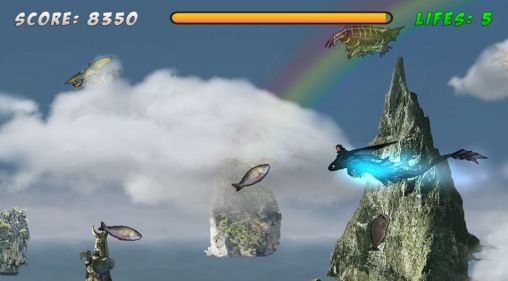 Gameplay of the Train your dragon for Android phone or tablet.
