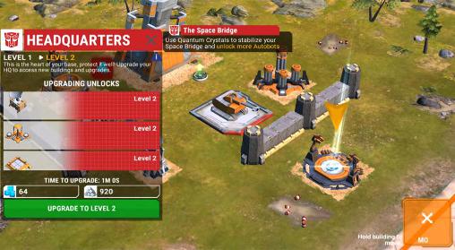Gameplay of the Transformers: Earth wars for Android phone or tablet.