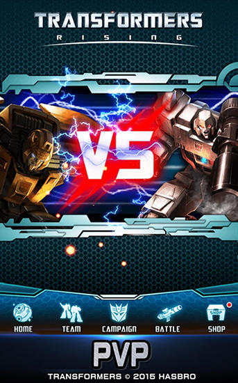 Gameplay of the Transformers: Rising for Android phone or tablet.
