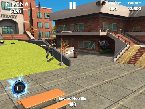 Gameplay of the Transworld endless skater for Android phone or tablet.