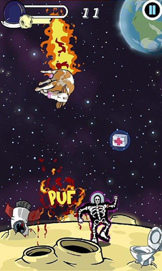 Gameplay of the Trash in space for Android phone or tablet.
