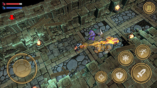 Treasure hunter. Dungeon fight: Monster slasher - Android game screenshots.