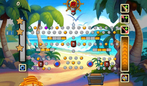 Gameplay of the Treasure bounce for Android phone or tablet.