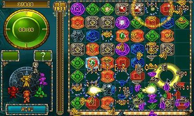 Gameplay of the Treasures of Montezuma 2 for Android phone or tablet.