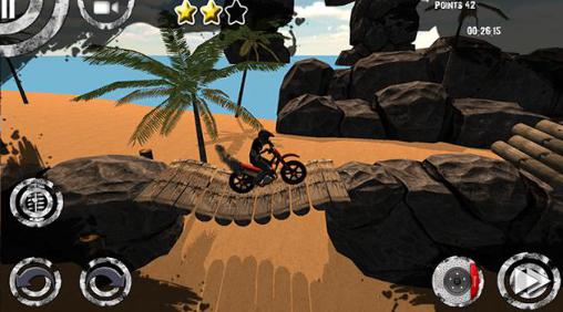 Gameplay of the Trial legends 3 for Android phone or tablet.