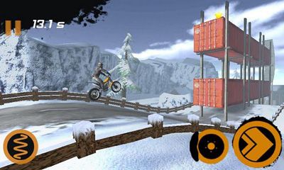 Gameplay of the Trial Xtreme 2 HD Winter for Android phone or tablet.