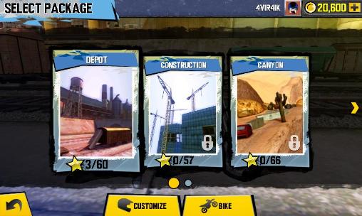 Gameplay of the Trial xtreme 4 for Android phone or tablet.