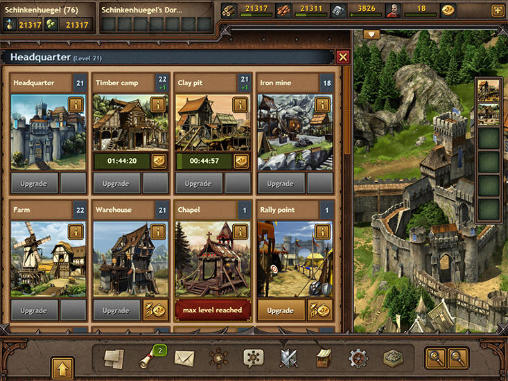 Gameplay of the Tribal wars 2 for Android phone or tablet.
