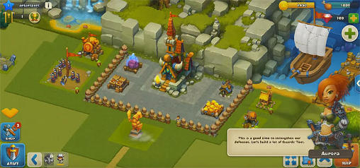 Gameplay of the Tribez at war for Android phone or tablet.