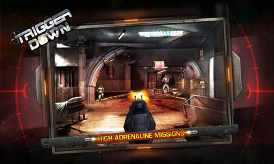 Gameplay of the Trigger Down for Android phone or tablet.