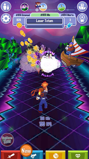 Gameplay of the Triple tap attack for Android phone or tablet.