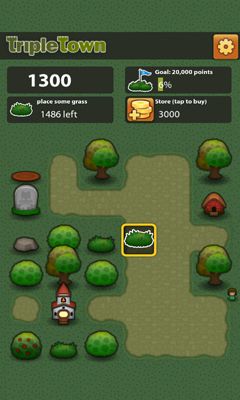Gameplay of the Triple Town for Android phone or tablet.