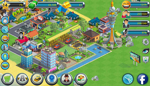 Tropic town: Island city bay - Android game screenshots.