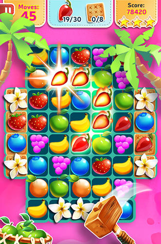 Gameplay of the Tropical twist for Android phone or tablet.