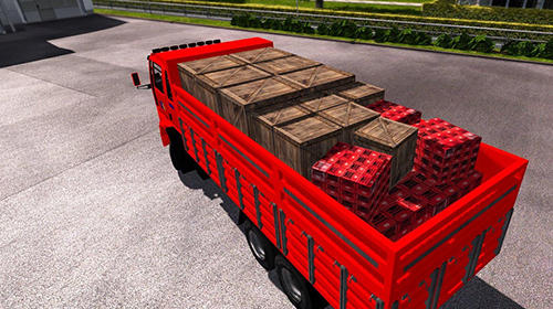 Truck driver simulation: Cargo transport - Android game screenshots.