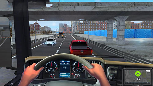 Truck simulator 2017 - Android game screenshots.