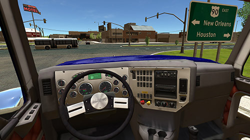 Truck simulator America - Android game screenshots.