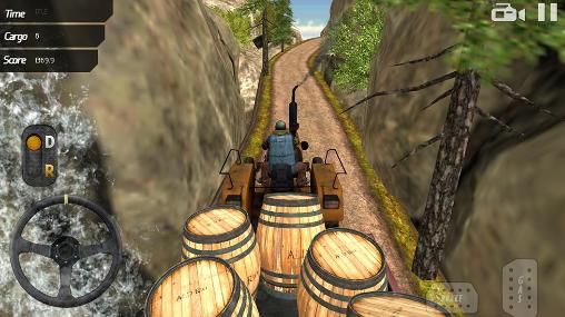 Gameplay of the Truck driver 3D: Offroad for Android phone or tablet.