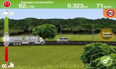 Gameplay of the Truck Fuel Eco Driving for Android phone or tablet.
