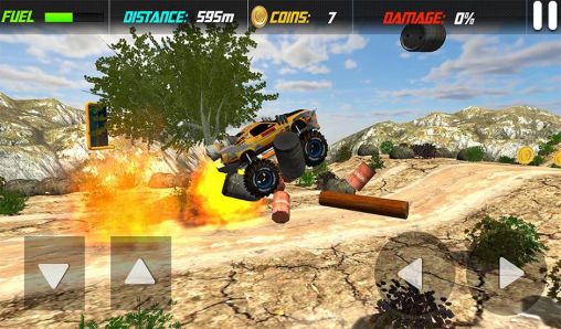 Gameplay of the Truck on the run for Android phone or tablet.