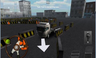 Gameplay of the Truck Parking 3D Pro Deluxe for Android phone or tablet.