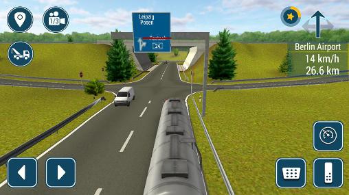 Gameplay of the Truck simulation 16 for Android phone or tablet.