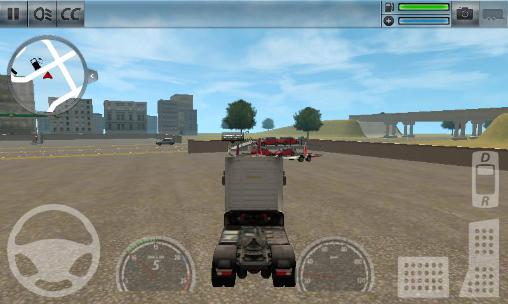 Gameplay of the Truck simulator: Europe for Android phone or tablet.
