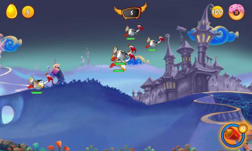 Gameplay of the Try to fly for Android phone or tablet.