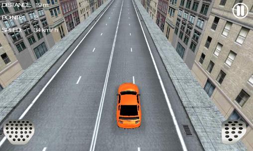 Gameplay of the Turbo racer 3D for Android phone or tablet.