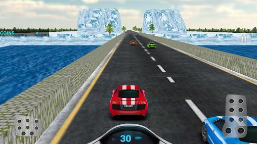 Gameplay of the Turbo speed racer: Real fast for Android phone or tablet.