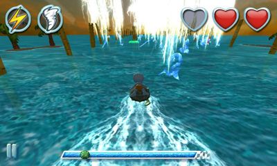 Gameplay of the Turtle Surf for Android phone or tablet.