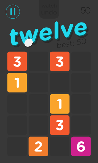 Gameplay of the Twelve: Hardest puzzle for Android phone or tablet.