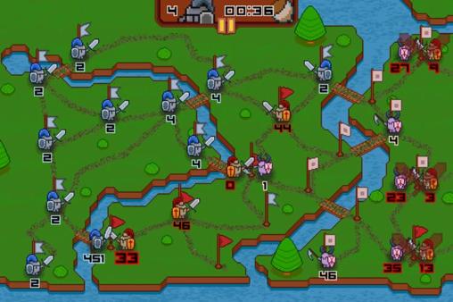 Gameplay of the Twitchy thrones for Android phone or tablet.
