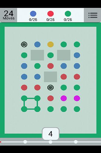 Gameplay of the TwoDot for Android phone or tablet.