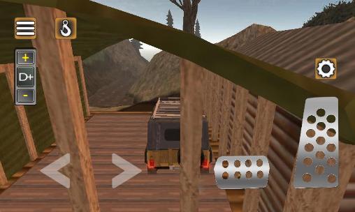 Gameplay of the UAZ 4x4: Offroad simulator 2 HD for Android phone or tablet.