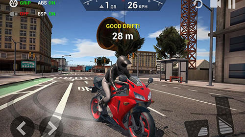 Ultimate motorcycle simulator - Android game screenshots.