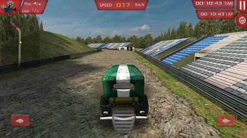 Gameplay of the Ultimate 3D: Classic car rally for Android phone or tablet.
