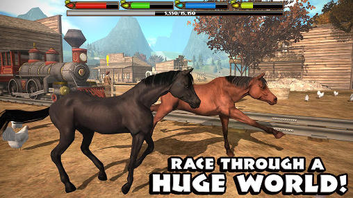 Gameplay of the Ultimate horse simulator for Android phone or tablet.